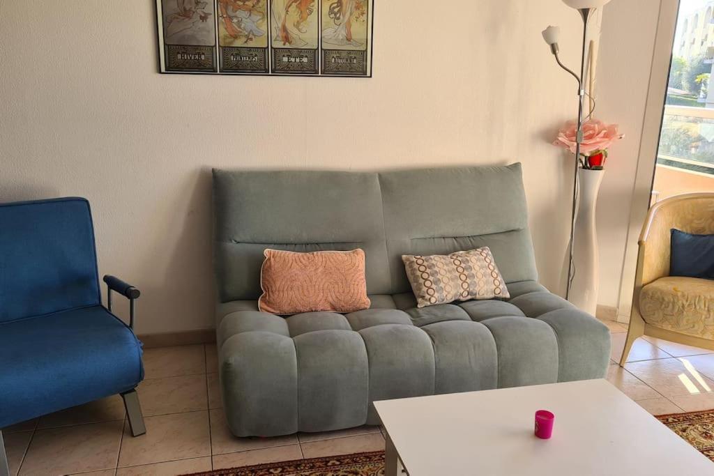 Appartement Vue Mer Sur Les Hauteurs De Nice Eksteriør billede